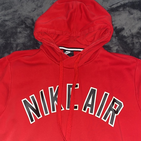 Red NIKE AIR Hoodie - Picture 3 of 4